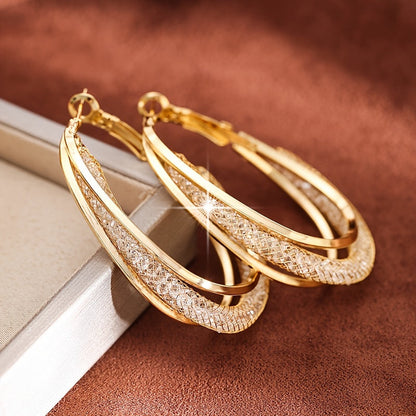 🔥Lymphatic fashion Oval Earrings（Limited Time Discount 🔥 Last Day）