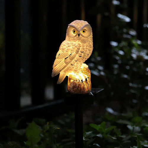 🔥Christmas Hot Sale🔥Waterproof Solar Owl Light – LED Pathway Light for Lawn, Garden & Outdoor Decor