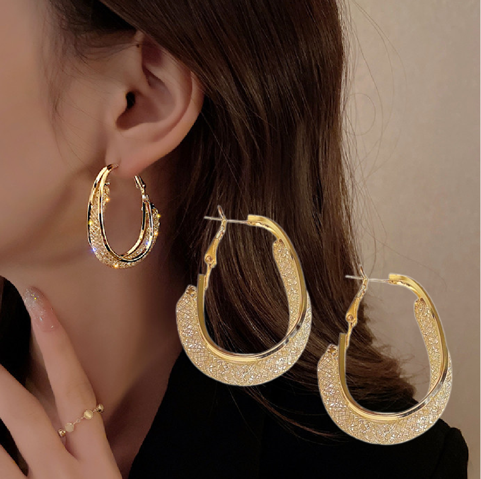 🔥Lymphatic fashion Oval Earrings（Limited Time Discount 🔥 Last Day）