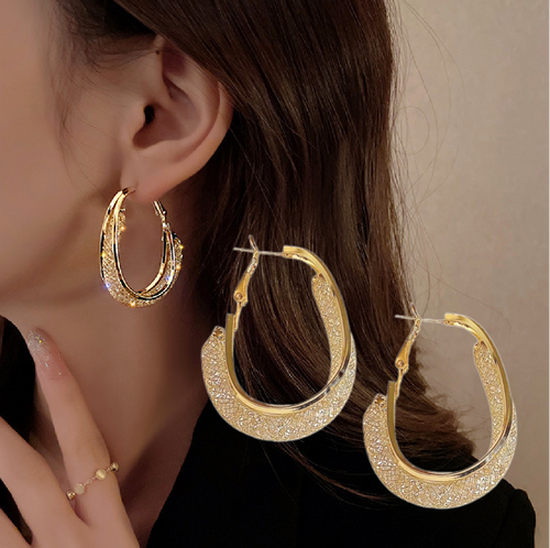 🔥Lymphatic fashion Oval Earrings（Limited Time Discount 🔥 Last Day）