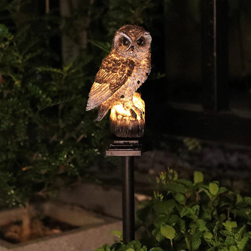 🔥Christmas Hot Sale🔥Waterproof Solar Owl Light – LED Pathway Light for Lawn, Garden & Outdoor Decor