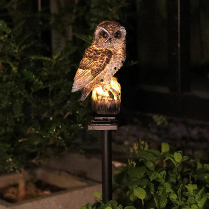 🔥Christmas Hot Sale🔥Waterproof Solar Owl Light – LED Pathway Light for Lawn, Garden & Outdoor Decor