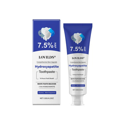 💥Hot Listing 🔥LOVILDS® Hydroxyapatite Toothpaste 7.5% for Enamel Repair & Teeth Whitening Refreshing Flavor Fluorid